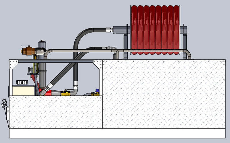 Load image into Gallery viewer, Light Gray FIRELITE® Truck Transport – 6.5HP, 9HP or 13HP Darley Pump, 125 Gallon Tank, 65-120 GPM / 36-225 PSI
