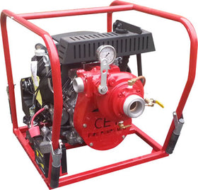 Maroon CET 20hp  High Pressure Fire Pump - PFP-20hpHND-HP - 140 GPM / 300 PSI - 1x1.5