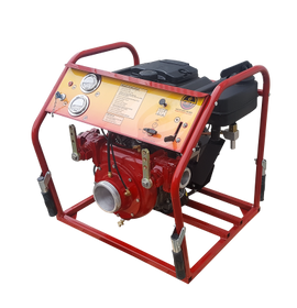 Saddle Brown CET 23hp High Power Fire Pump - PFP-23HPVGD-2D-CE - 650 GPM / 100 PSI Max - 2x2.5