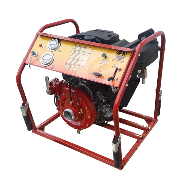 Load image into Gallery viewer, Sienna CET 23hp Mid-Range Fire Pump - PFP-23hpVGD-MR-CE - 300 GPM / 225 PSI Max - One 1 1/2&quot; Outlet with Fire Type Swing-Out Valve / One 2 1/2&quot; Suction Inlet - Available in Skid Version
