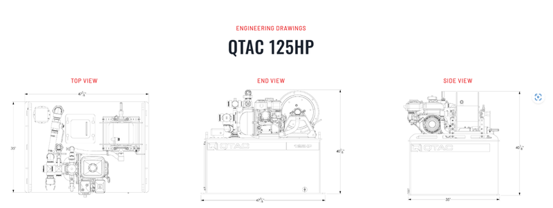 Load image into Gallery viewer, Light Gray QTAC 125HP V-9 - 125 Gallons Tank, 5.5HP Honda Engine, 75&#39; hose, Brass Bulls-Eye
