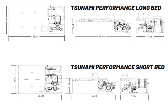 Dark Slate Gray TSUNAMI PERFORMANCE SERIES - 150-300 Gallon Tanks