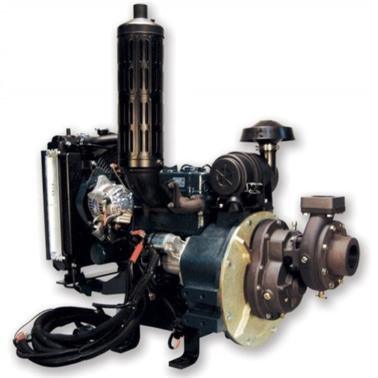 Light Gray Darley 1-1/2AGE 24hp Kubota Diesel Firefighting Pump, High Pressure Impeller / Low Volume 120 GPM / 375 PSI - 2