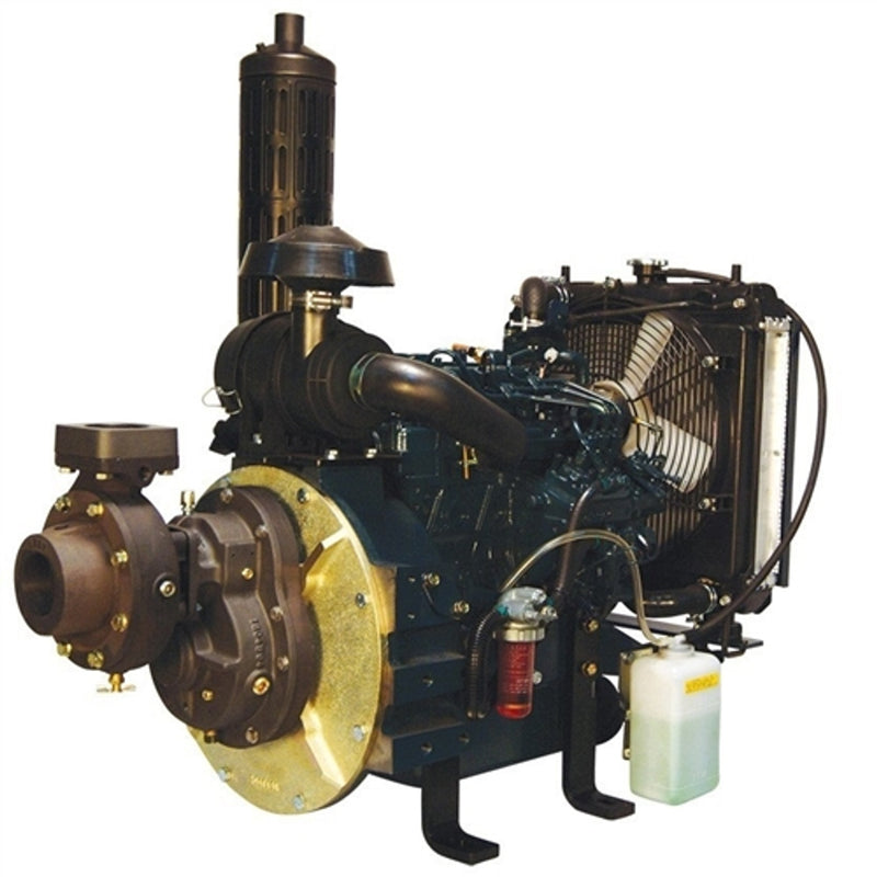 Load image into Gallery viewer, Dark Slate Gray Darley 1-1/2AGE 24hp Kubota Diesel Firefighting Pump, High Pressure Impeller / Low Volume 120 GPM / 375 PSI - 2&quot; NPT Inlet / 2-1 1/2&quot; NPT or 1-2 1/2&quot; NPT Outlet
