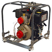 Dark Slate Gray Darley 10hp 2BE 10YDW Medium Pressure / High Volume Diesel Fire Pump - 250 GPM / 90 PSI - 3