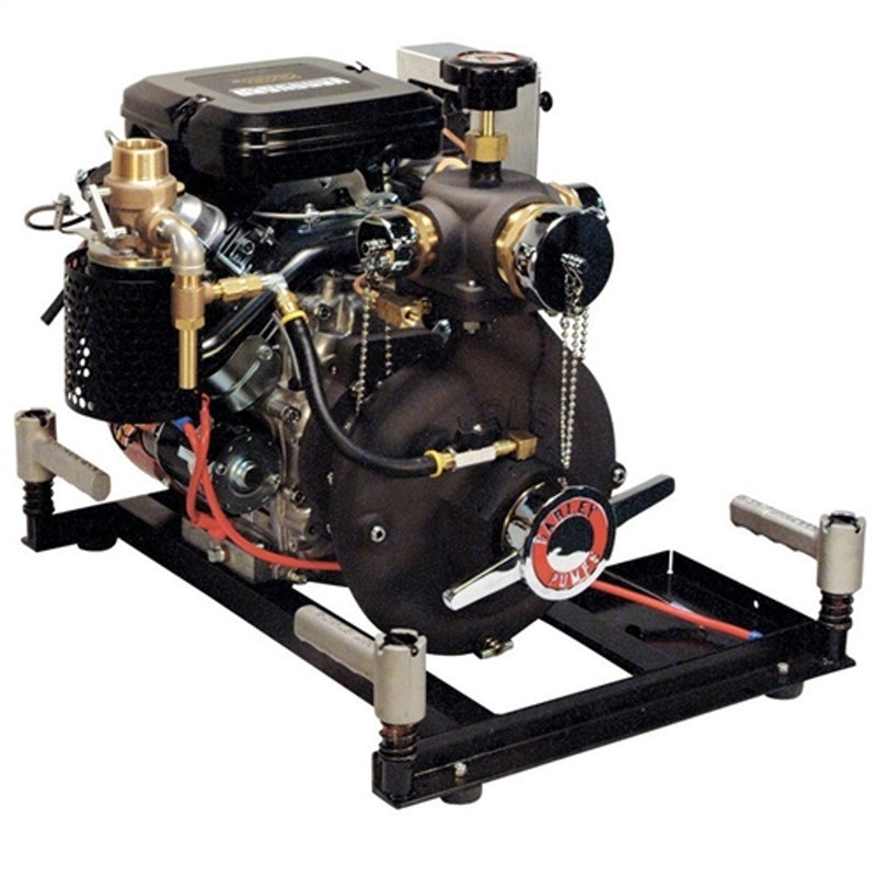 Load image into Gallery viewer, Black Darley 2BE 23HP Briggs Vanguard Firefighting Pump - 2BE23V - 390 GPM / 140 PSI - 3&quot; NPT Suction / (2) 1.5&quot; NPT and (1) 2.5&quot; NPT Discharges
