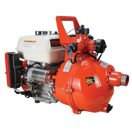 Sienna Darley Davey 6hp Briggs & Stratton Fire Pump, Twin Impeller - AK315 - 65 GPM / 120 PSI - 3-way discharge port with 1 - 1-1/2 NPTM, 2 - 1” NPTM Outlets / 1-1/2 NPTM Inlet