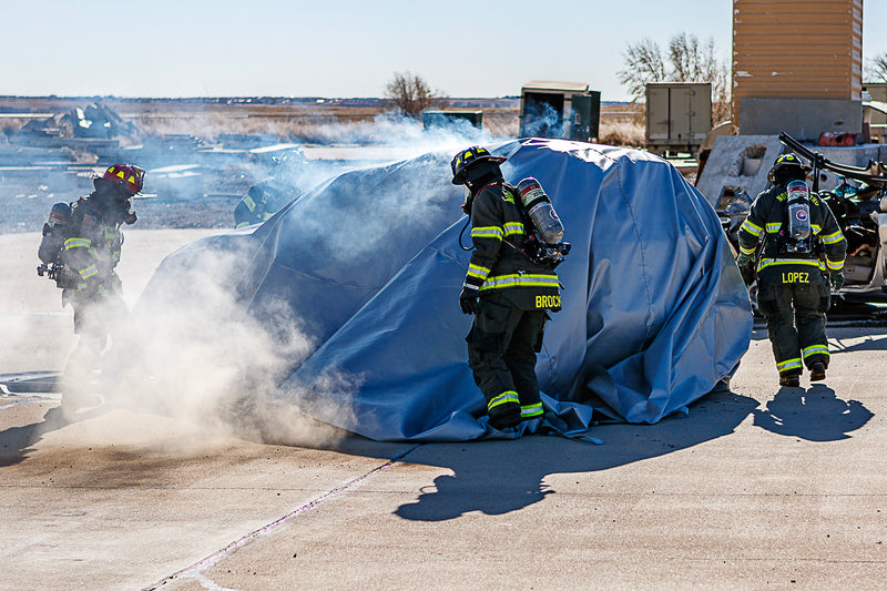 Load image into Gallery viewer, Light Gray Darley Car Fire Blanket
