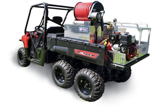 Light Gray FIRELITE® UTV Transport Supermax, 85 Gallon Capacity, 6.5HP, 9HP or 13HP Pump